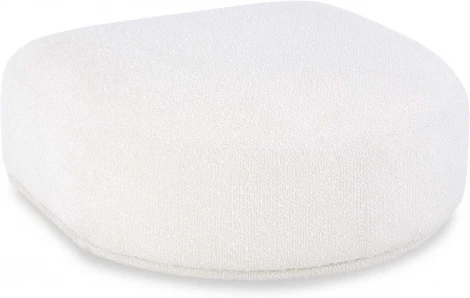 Пуф торцевой Fabro ОГОГО (арт.856690), (Ткань,Букле/Белый)