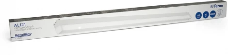 Светодиодный светильник трековый однофазный Feron AL121 48574 40W 4000K белый (220V)
