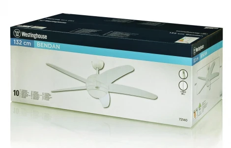 Потолочная люстра Westinghouse Bendan White 72140WES