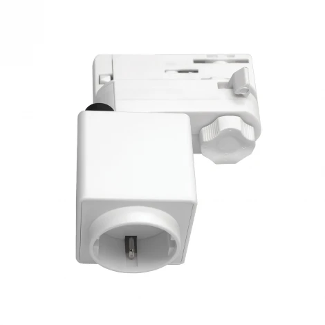 Адаптер для светильника с розеткой Shuko к треку 5030xx-R/5040xx-(F)/(R) Lightstar Quattro 594006-WSA