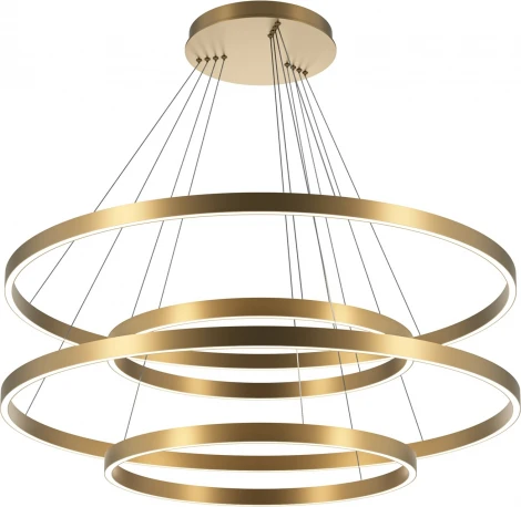 Подвесной светильник ярусный светодиодный Maytoni Rim MOD058PL-L174BSK (220V, на тросе)