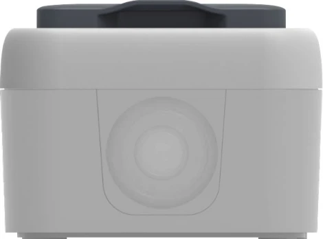 Розетка 1-я с защитной крышкой, 2К+З и шторками, накладная, цвет серый IP55 Donel W55 DIP18840