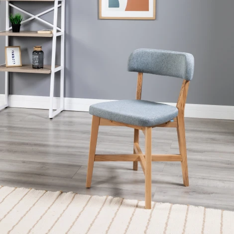 Стул Frank Pro Грей/Натуральный бук R-Home арт.400010982h