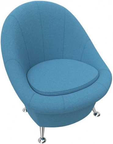 Банкетка (Голубой/Рогожка) Лига Диванов арт.125821