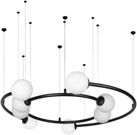 Подвесной светильник Infinite 10155/800 Black (220V, на тросе, шарики, солнечная система)