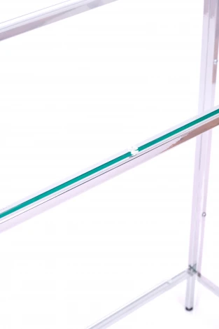 Консольный стол AllConsoles 1081-CS clear серебряный