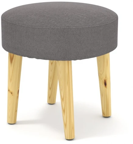 Пуф Arsko Сканди 2 серая рогожка