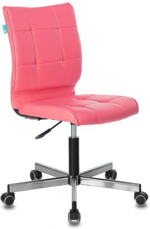 Кресло Бюрократ CH-330M/PINK без подлокотников розовый Lincoln 205 искусственная кожа крестовина металл Stool Group арт.УТ000002987