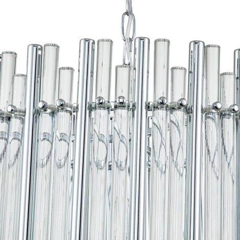 Подвесная люстра Violino V000307 (12025/5P Chrome) (220V, на цепи, круглые)