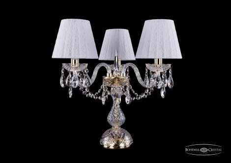 Интерьерная настольная лампа Bohemia 1406 1406L/3/141-39/G/SH13-160