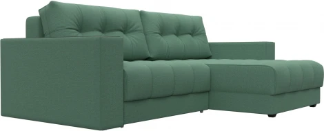 Диван угловой с декором Лига-049 НПБ Лига Диванов (Рогожка) арт.128454