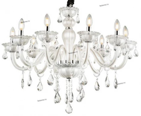 Подвесная люстра Globo Teejay 64118-10 (220V, на цепи, подсвечник, свеча)