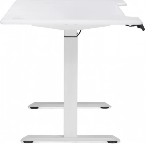 Компьютерный стол Маркос с механизмом подъема 140 (Маркос с механизмом подъема 140х80х75 белый / шагрень белая) Notta арт.578485