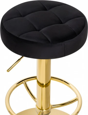 Барный стул Woodville Marun black / gold