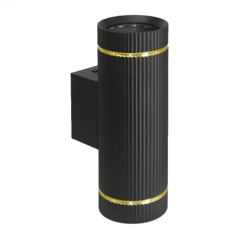 Настенный светильник Wolta WSL-GU10/W18BG-2 под лампу GU10 Черный / золотой NIMB