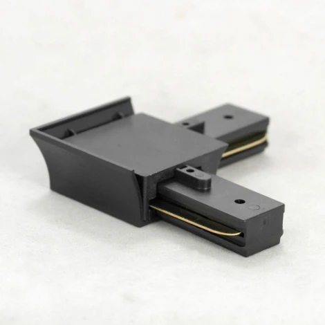 Коннектор Lussole 10325 угловой черный