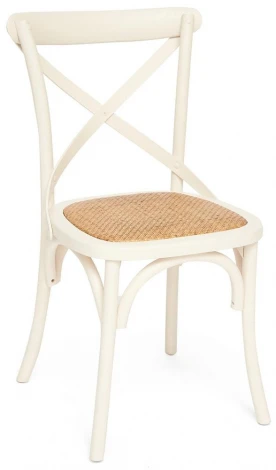 Стул CROSS (mod.CB2001) Белый (butter white) (дерево береза)