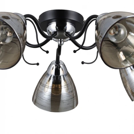 Потолочная люстра Seven Fires Gressan SF4022/5C-BK-CR