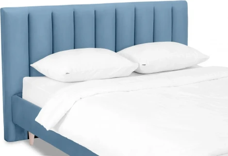 Кровать Queen II Sofia L 1600 ОГОГО (арт.577456), (Ткань/Голубой)