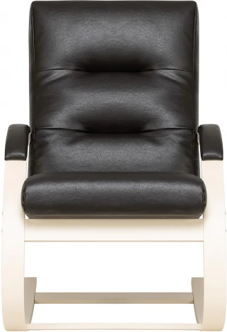 Кресло-качалка Leset Милано (Фанера,Шпон березы/Экокожа) Leset арт.4687203506315