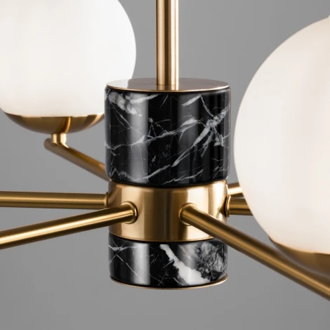 Потолочная люстра на штанге Freya Marble FR5230PL-06BS (шарики)