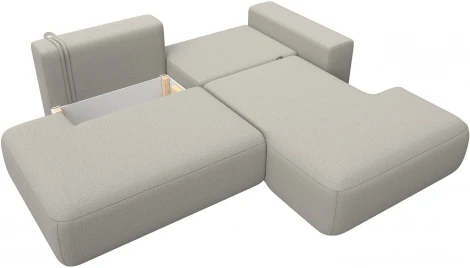 Диван угловой Лига-036 НПБ Модерн правый угол Лига Диванов (Рогожка) арт.125472