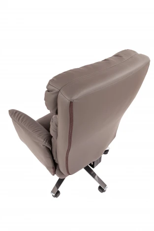 Офисное кресло Chairman 433 Россия экокожа коричневая 7215652
