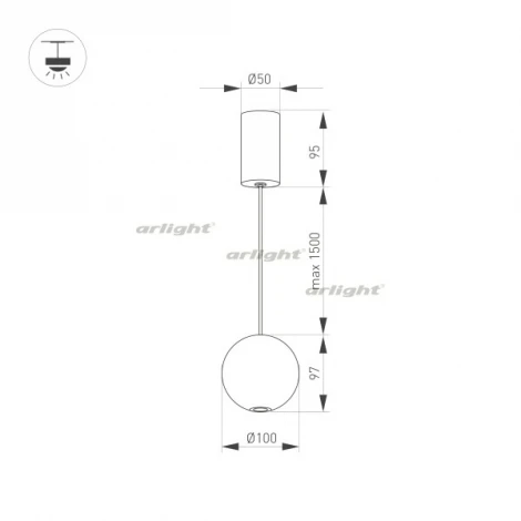 Подвесной светильник Arlight ELEMENTA 033423