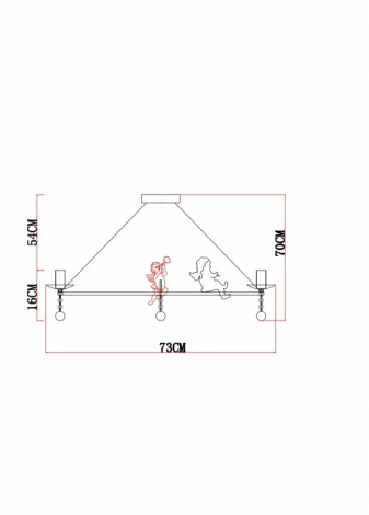 Подвесная люстра Arte Lamp Amur A1133SP-8WG (для детской, 220V, на проводе, свеча, ангелы)