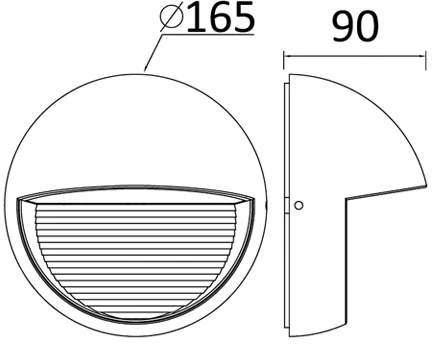 Архитектурная подсветка Oasis Light SIDNEY LED W1865 Gr