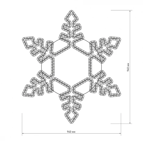 Световая фигура Ardecoled ARD-SNOWFLAKE 025305