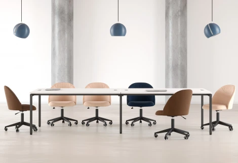 Компьютерное кресло CHAIRMAN HOME 119 (Металл,Пластик,Велюр/Голубой)