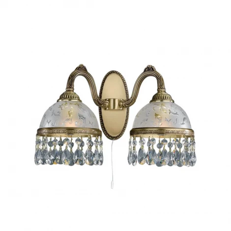 Бра Reccagni Angelo 6200 A 6200/2 (220V, подвески, выключатель)