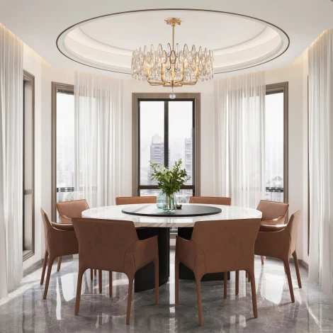 Подвесная люстра хрустальная на штанге Arte Milano Sorrento-2009 372009/8/250/580 GD (220V)