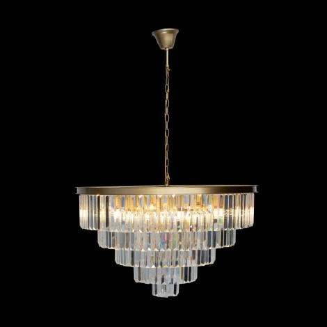 Подвесная люстра каскадная Loft IT Prism Clear 10019/800C (220V, хрусталь, на цепи)