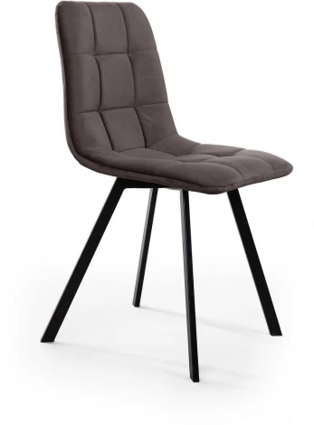 Стул Top Concept UNO, бархат антрацит 14/ черный профиль