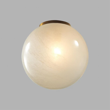 Потолочный светильник Odeon Light Magia 7109/1C бронзовый/белый/стекло/металл IP20 E14 5W 220V