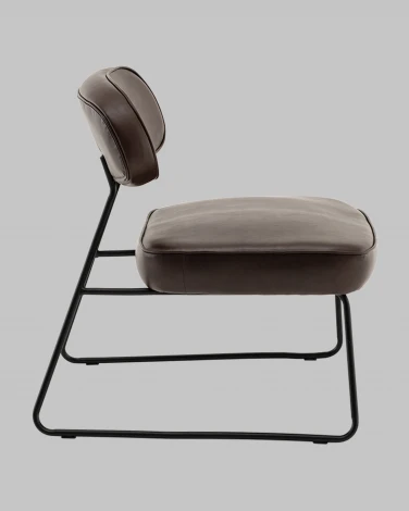 Кресло Kate new ткань экокожа коричневый Stool Group арт.УТ000041266