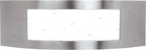 Светильник настенный уличный Horoz Mango, 1 плафон, никель с белым