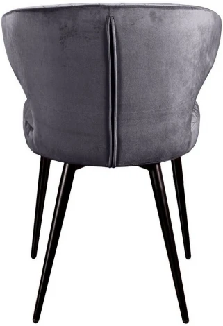 Стул Top Concept Richard ромб, бархат серый 27