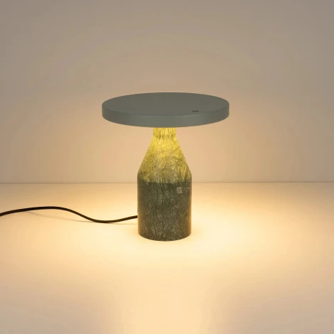 Настольная лампа SP-CROOD-TAB-R22.5x24-7W Warm3200-MIX (SG-GN, 140 deg, 230V) (Arlight, IP20, Мрамор) 061769