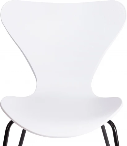 Стул Jacobsen (mod DC 102-1) / 2 шт. в упаковке Tetchair (Пластик,Металл/Белый,Черный) арт.21837