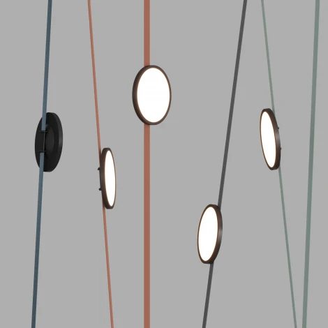 Трековый светильник 48V Denkirs Belty Flow DK5566-BK (LED, круглые)