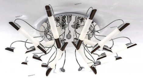 Потолочная люстра IDLamp Milada 401/9PF-LEDChrome