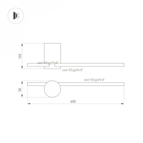 Бра Arlight VINCI 034170 (LED, 220V)