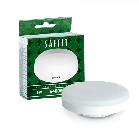 Лампа светодиодная Saffit SBGX5306 55196 GX53 6W 230V 6400K