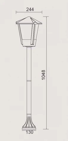 Наземный фонарь Oasis Light SEUL 11253SH Gr