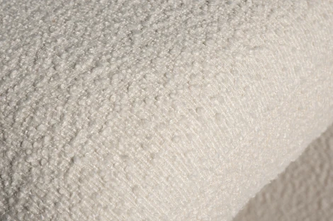 GY-08717 Банкетка букле белый d54*40,5*45,5см Garda Decor