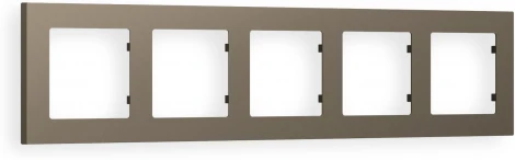 Рамка Ambrella Volt ALFA Techno (Темная бронза матовый) 5-ая AF220635