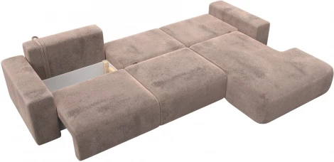 Диван угловой Лига-036 НПБ Классик Лонг правый угол Лига Диванов (Велюр) арт.127795